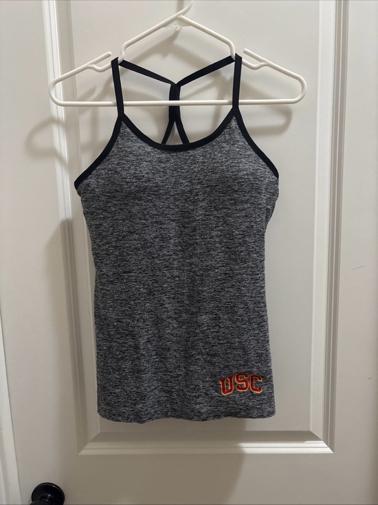 Beyond Yoga Tops - Women’s Beyond Yoga Racer Back Tank Top With Padding NCAA  USC Trojans Size Lg
